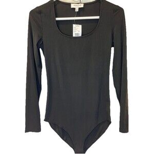 Women's Gilli Long Sleeve Ribbed Bodysuit - Size S